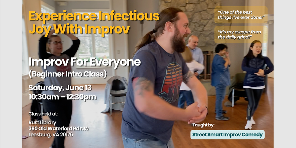 Improv For Everyone: Intro Class (Leesburg)