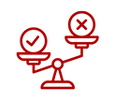Abstract icon representing teamwork and collaboration in a red color scheme: For the duplicate icons, ensure this is applied