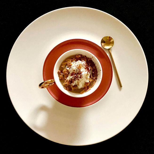 Velouté de châtaignes façon cappuccino