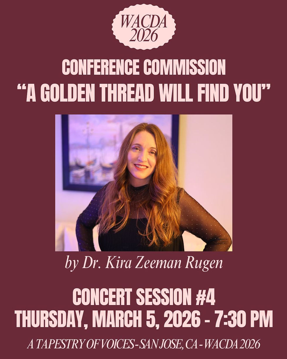 Commission - Western Division ACDA Conference "A Tapestry of Voices"