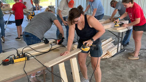 BASF VETS Employee Resource Group Partners with Sleep in Heavenly Peace to build beds for children in need