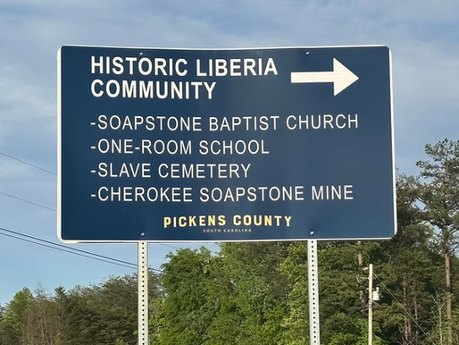 Pickens County Unveils New Highway 11 Wayfinder to Historic Liberia Community