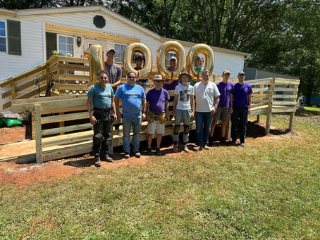 Rebuild Upstate surpasses 1,000th ramp built to help older adults age in place