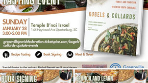 Greenville Jewish Federation hosting three events in January to highlight Jewish cooking and heritage!