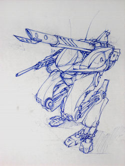 Heavy mech sketch