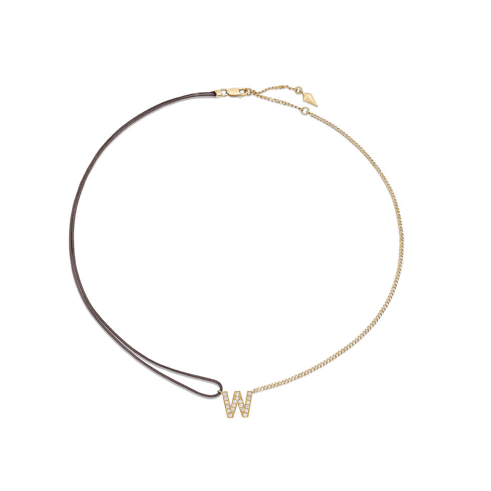 Thumbnail: Le Lettre Moitié Necklace 英文字母項錬 (P-Z)