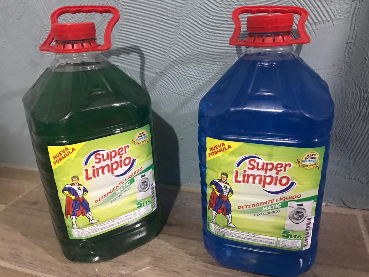 Detergente Liquido Super Limpio 5 Lts.