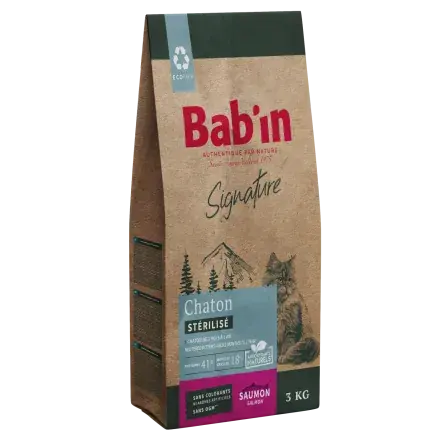 Chaton stérilisé saumon 1,5kg