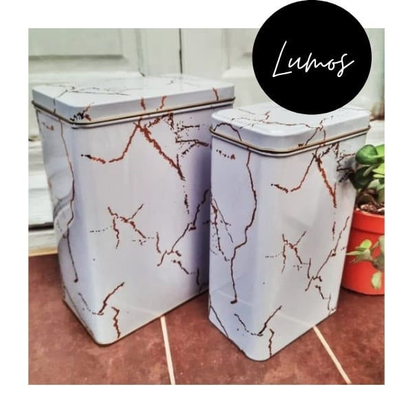 Latas diseño - blanco