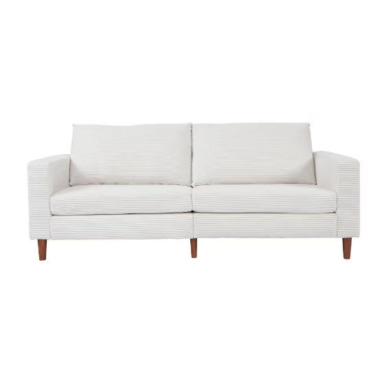 Modern Neutral Linen Sofa