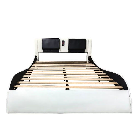 Thumbnail: Smart Queen Platform Bed with LED Lighting & Bluetooth