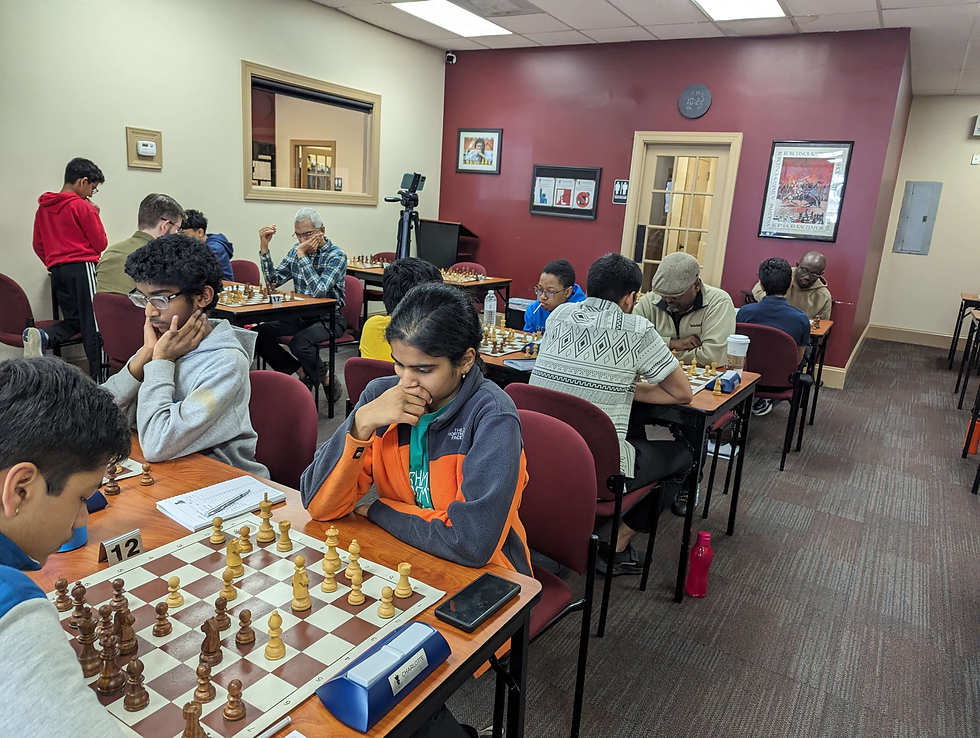 Charlotte Chess Center Reverse Angle tournament