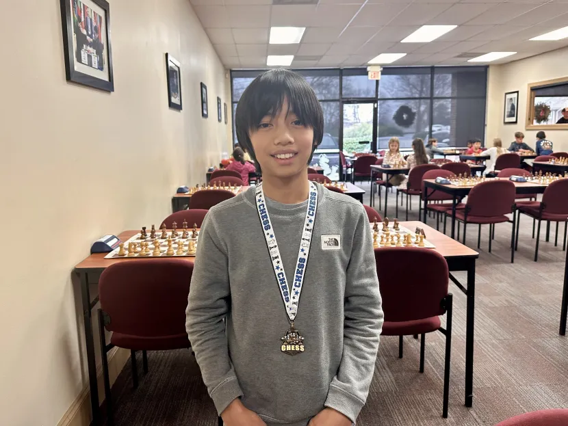 Charlotte Chess Center perfect score winner
