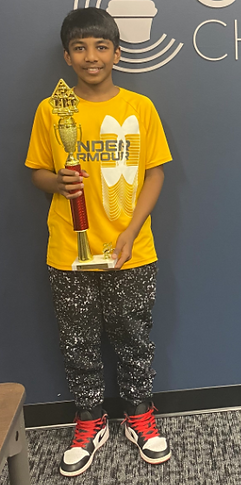 Charlotte Chess Center Scholastic Tournament Trophy Winner