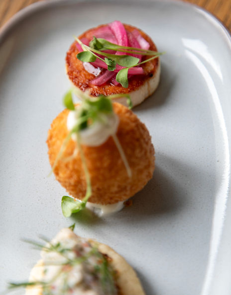 Premium private catering canape selection