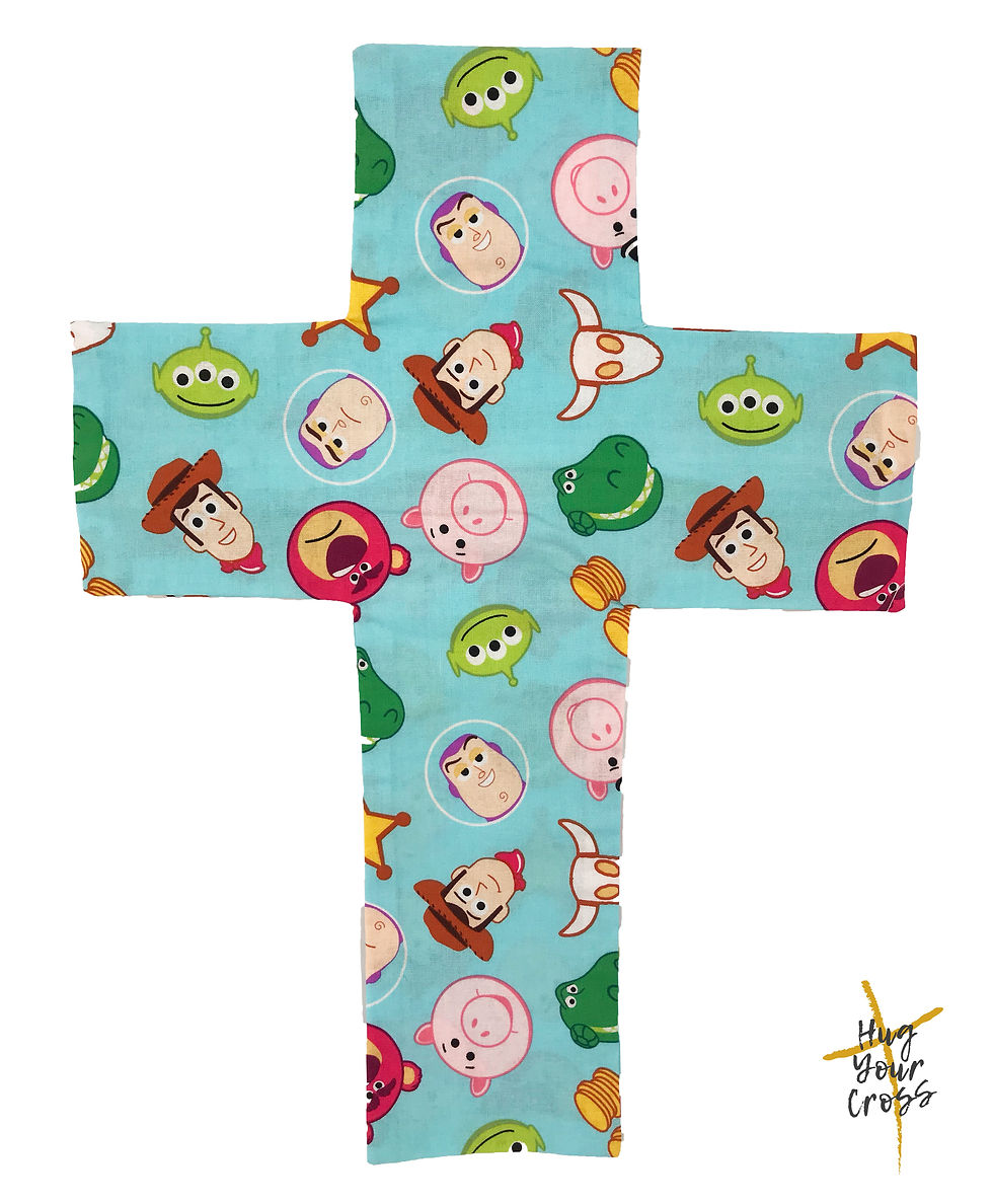 Thumbnail: My Little Toy Stories Cross Pillow Cover
