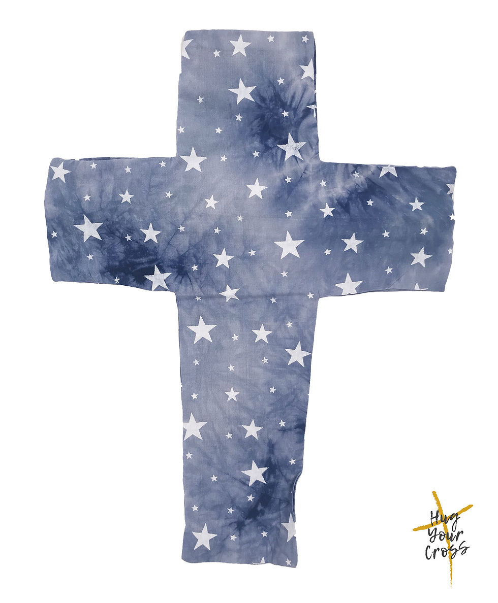 Thumbnail: My Little Blue Sky Cross Pillow Cover