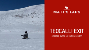 Skiing Teocalli Exit at Crested Butte Mountain Resort