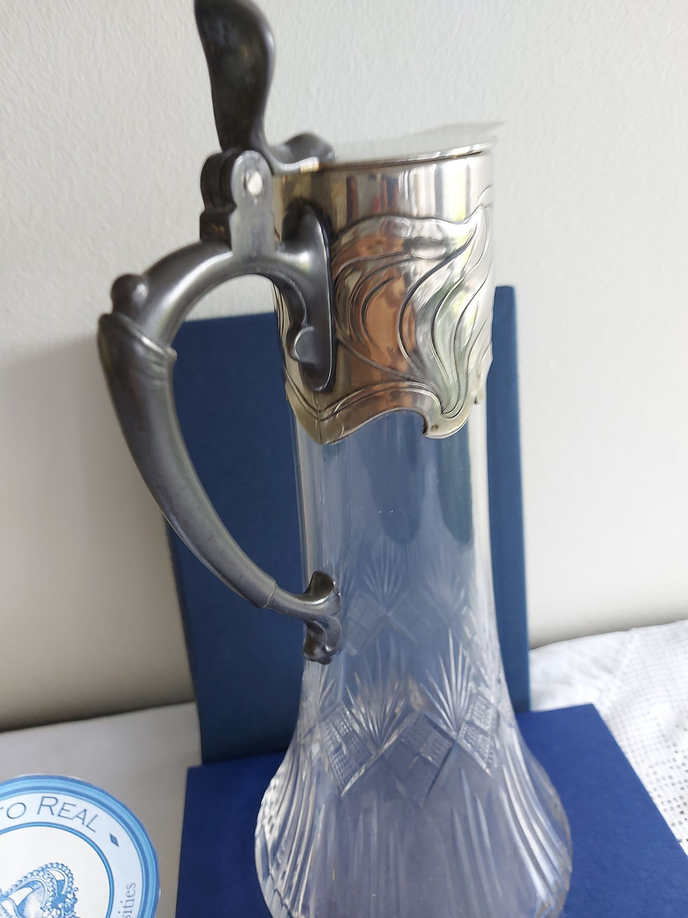 Miniatura: ART NOUVEAU  JARRA VINO/ AGUA