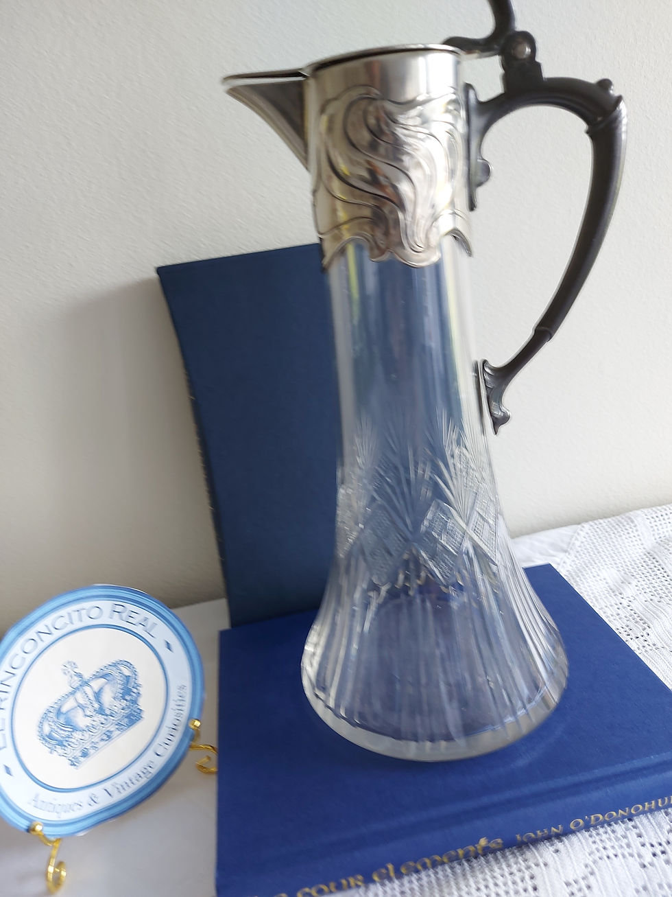 Miniatura: ART NOUVEAU  JARRA VINO/ AGUA