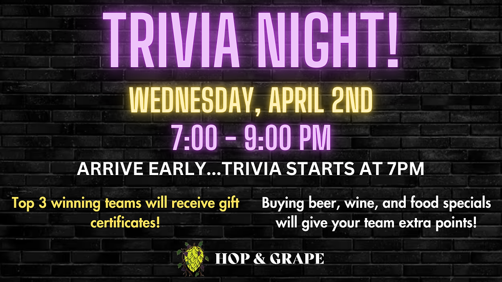 Trivia Night!