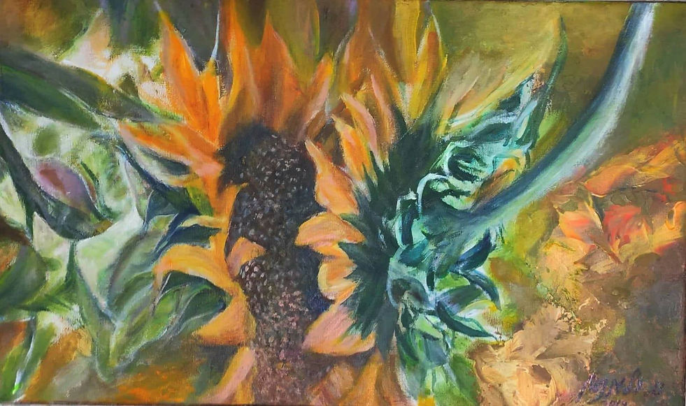 Sunflowers kiss sylva zalmanson.jpg