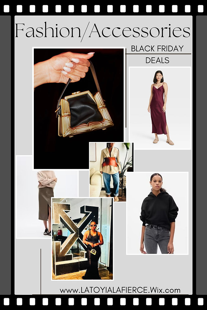 THE BEST BLACK FRIDAY DEALS FASHION, ACCESSORIES AND LUXURY