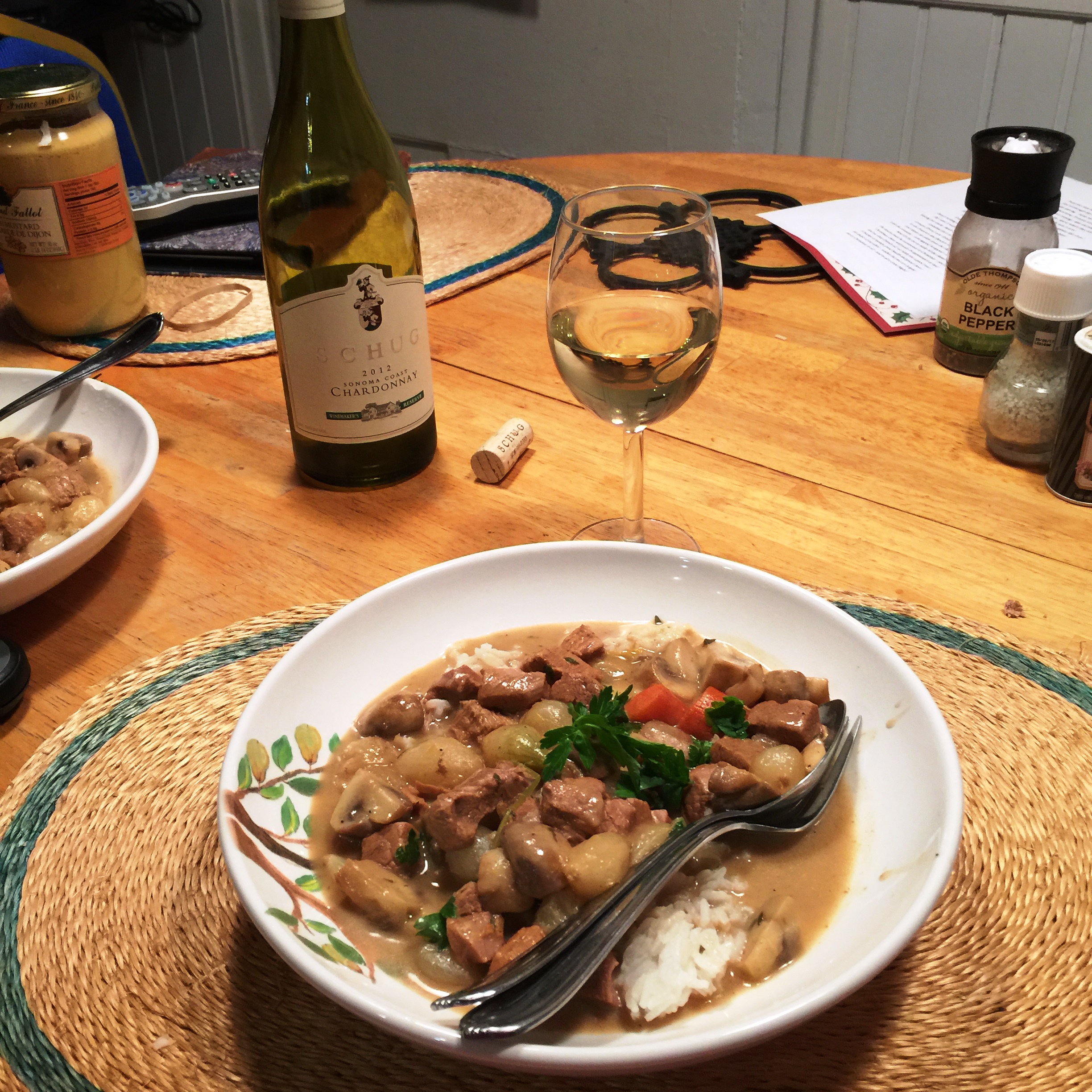 Finished Blanquette De Veau The 400 Calorie Version Includes