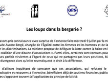 Les loups dans la bergerie ? - Un communiqué signé par Libres MarianneS, La Ligue du Droit International des Femmes (LDIF), Unité Laïque et l'OPS.