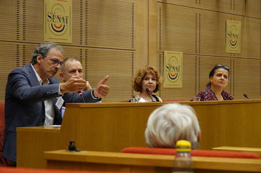 Pierre-Henri Tavoillot, Pascal Mallet, Isabelle de Mecquenem et Karinne Gueniche 