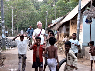 Willy and kids nearby village.jpeg