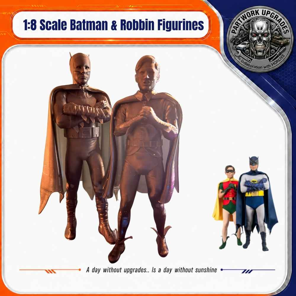 1:8 Scale Batman & Robbin Figurines