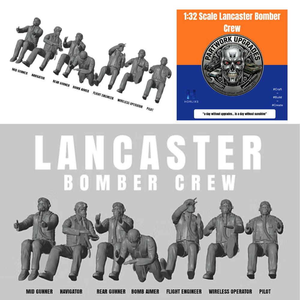 1:32 Scale Lancaster Bomber Crew