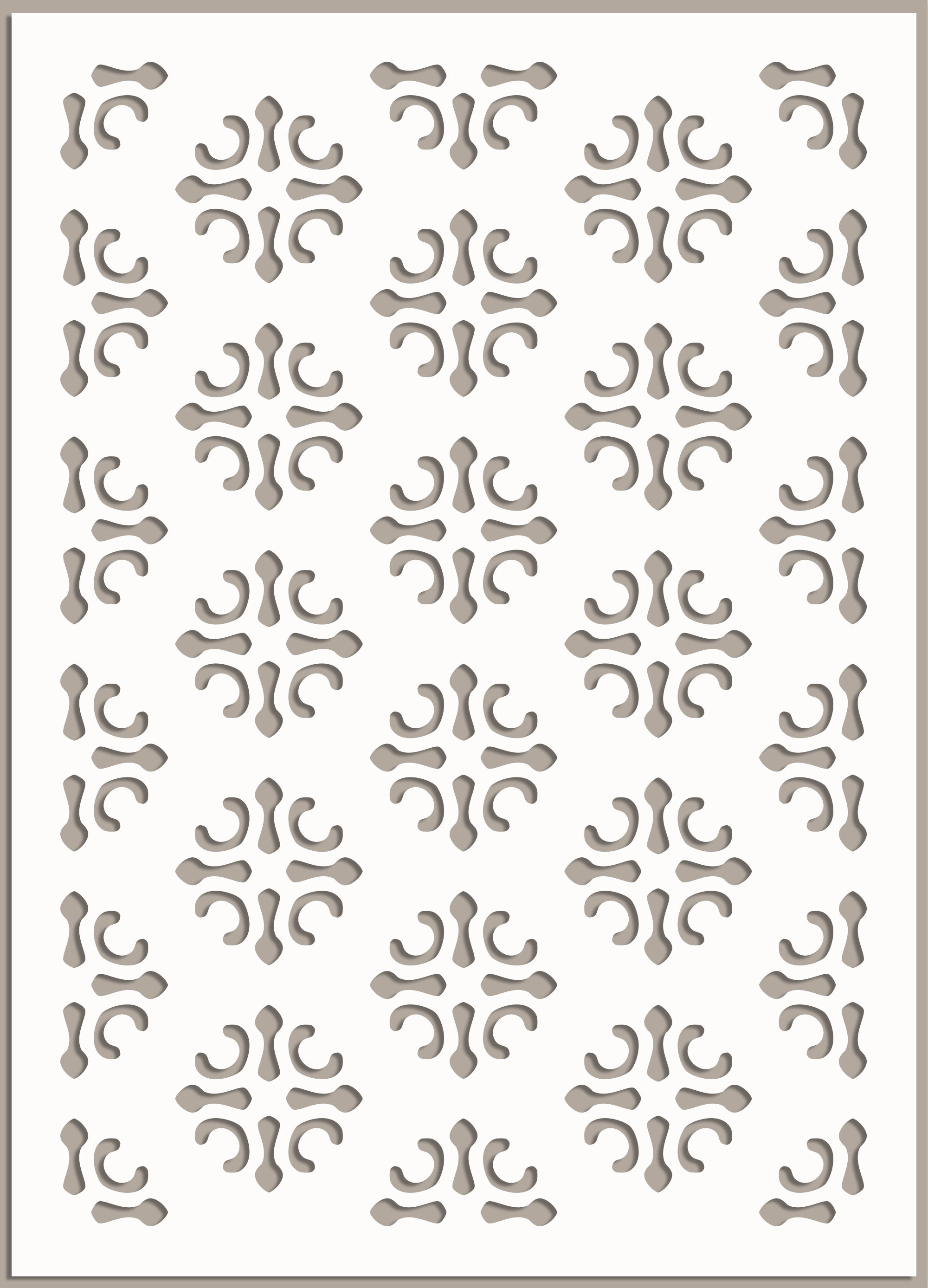 ED Laser Studio Hamid Moroccan Stencil TE399