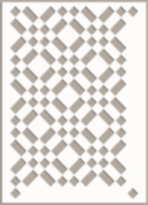 Geometric Art Deco Squares Decorative Pattern TE385