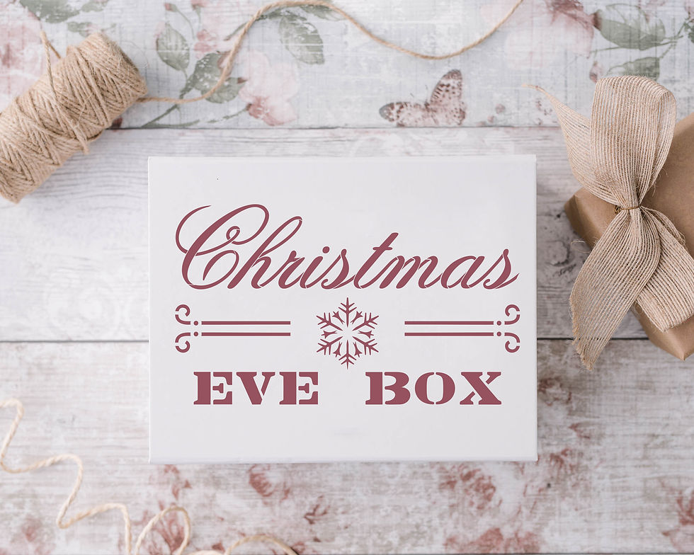 Thumbnail: Eve Box Merry Christmas Stencil Paint Wall Wood Cardmaking Reusable Crafts CH29