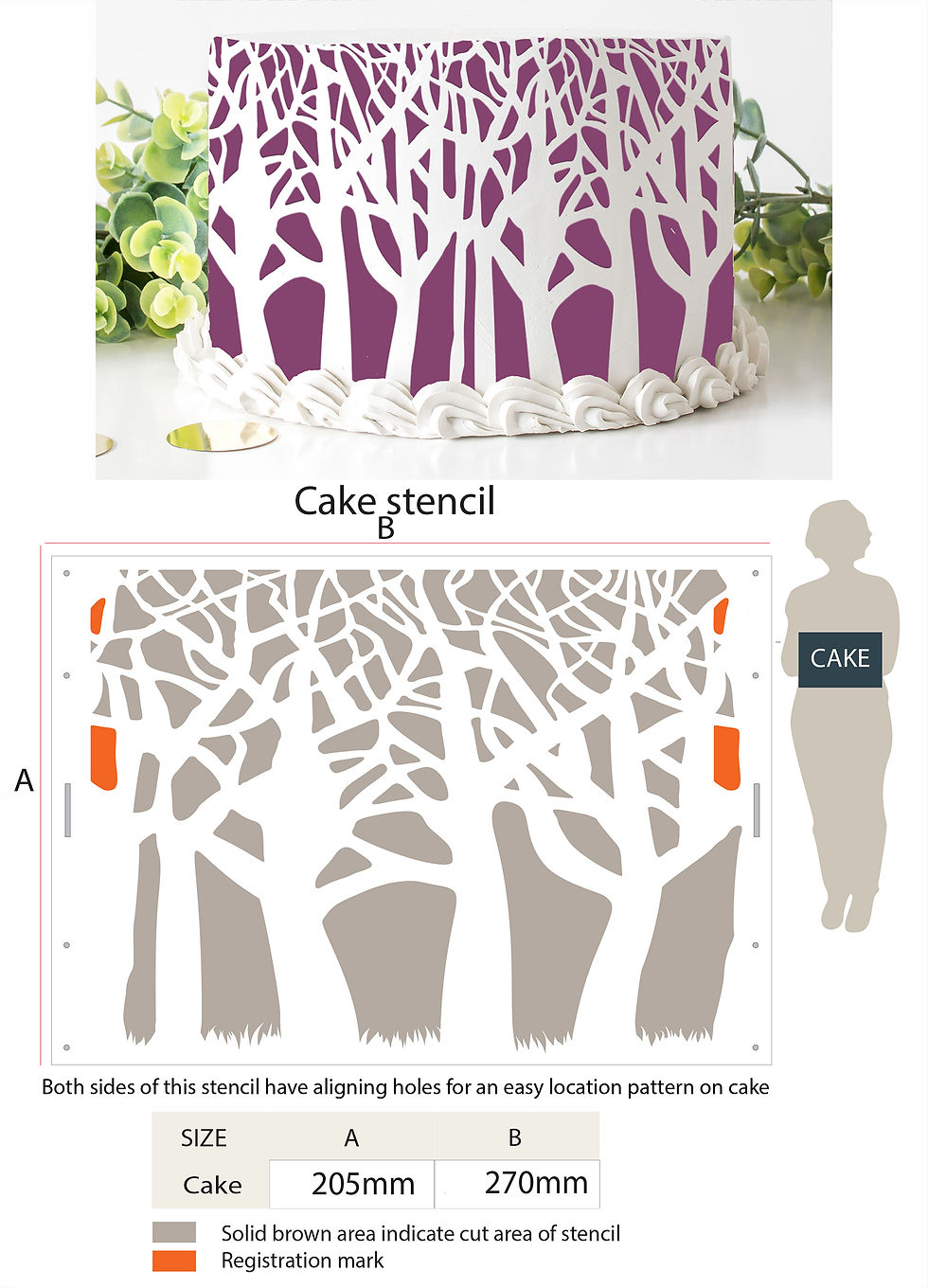 Thumbnail: Branches Tree Stencil Forest Pattern TE376