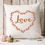Thumbnail: Love Heart Vintage Wedding Stencil HE55