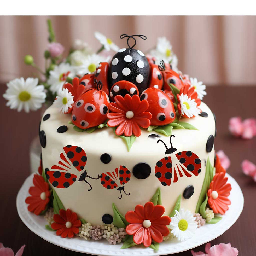 Thumbnail: Ladybug Stencil Garden Decorative AN2
