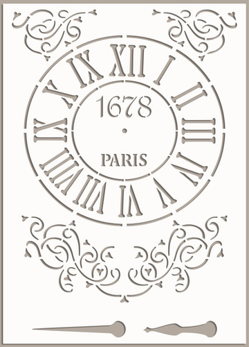 Clock Face Stencil Reusable Template CL2 | STENCILS ONLINE EDLS