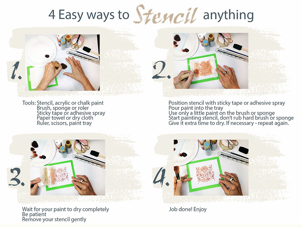 Thumbnail: Branches Tree Stencil Forest Pattern TE376