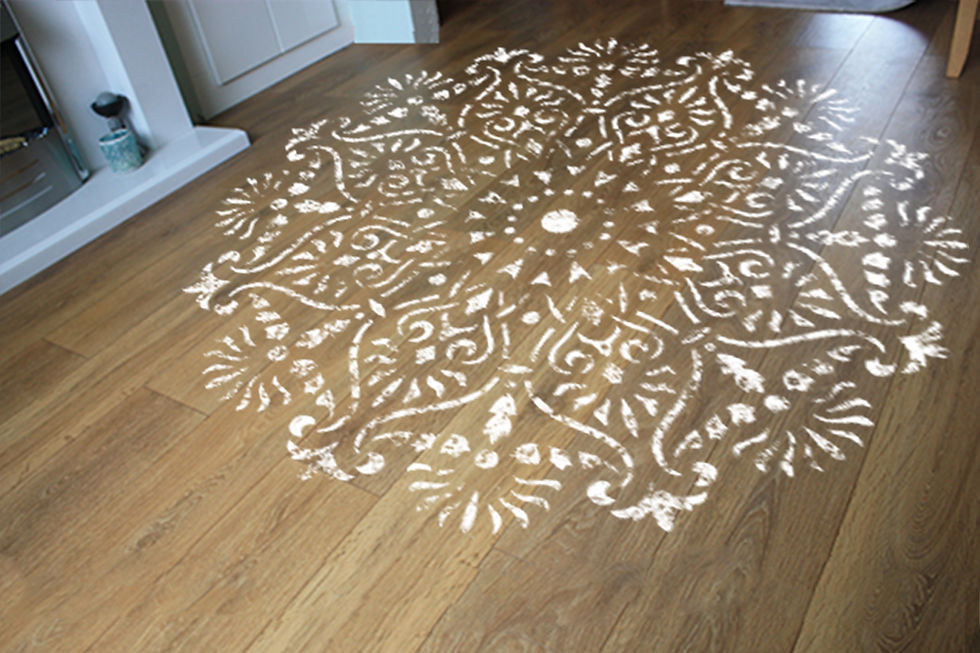 Thumbnail: Mandala Flower of Life Large Wall Stencil DL32