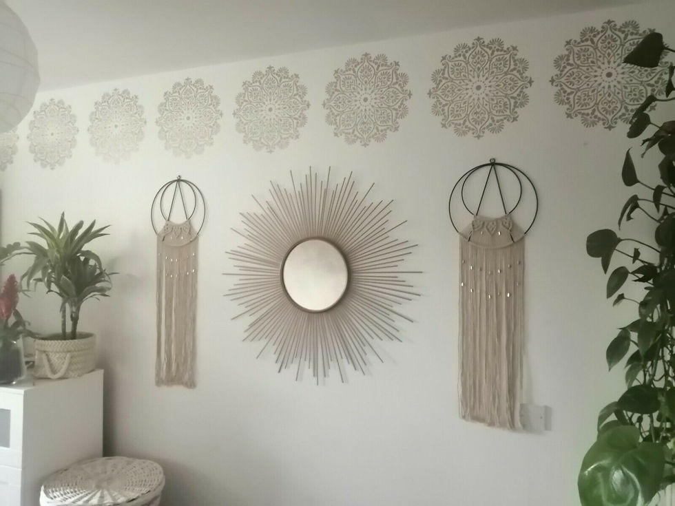 Thumbnail: Mandala Flower of Life Large Wall Stencil DL32