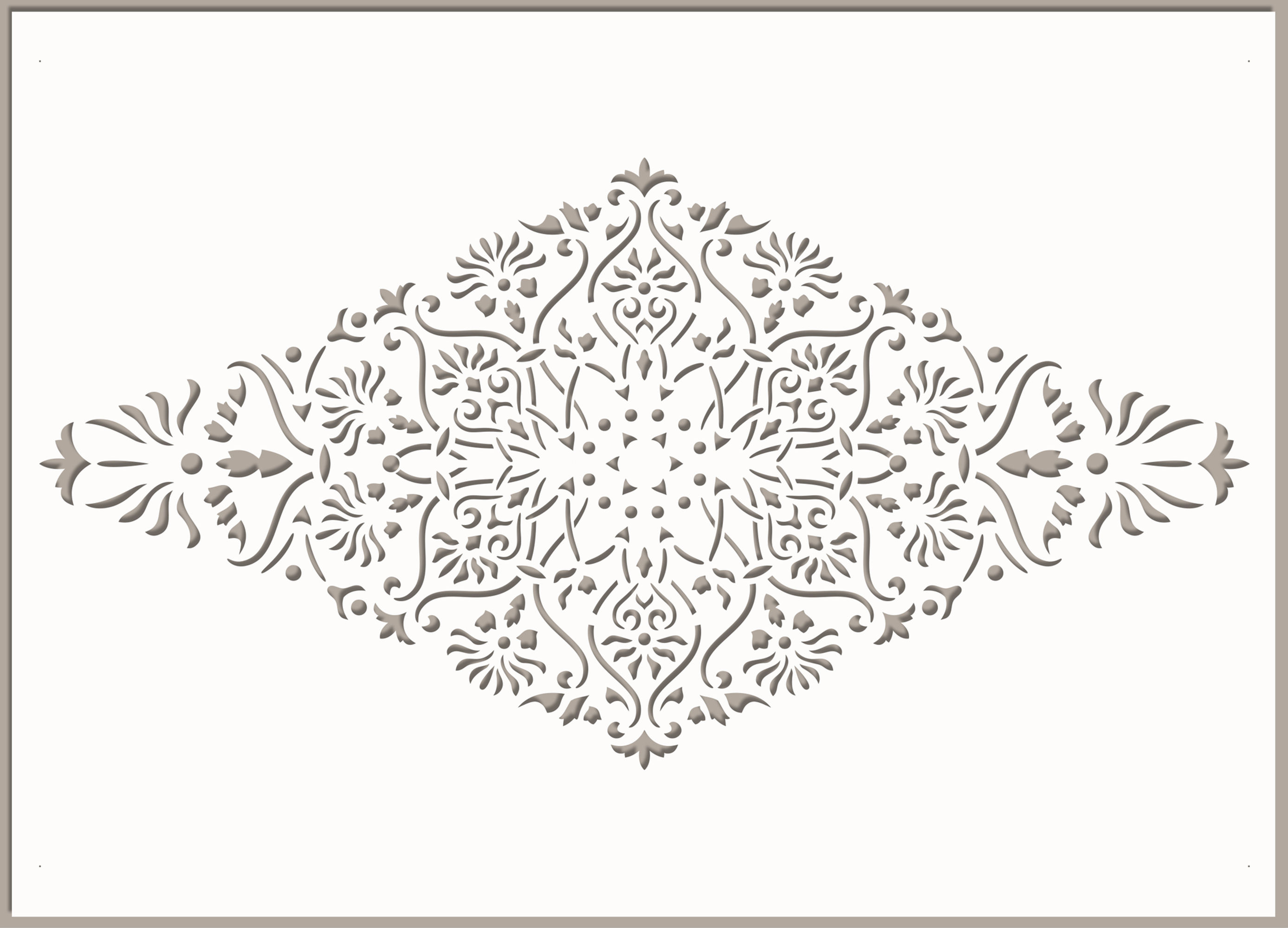 Diamond Mandala Large Stencil DL41