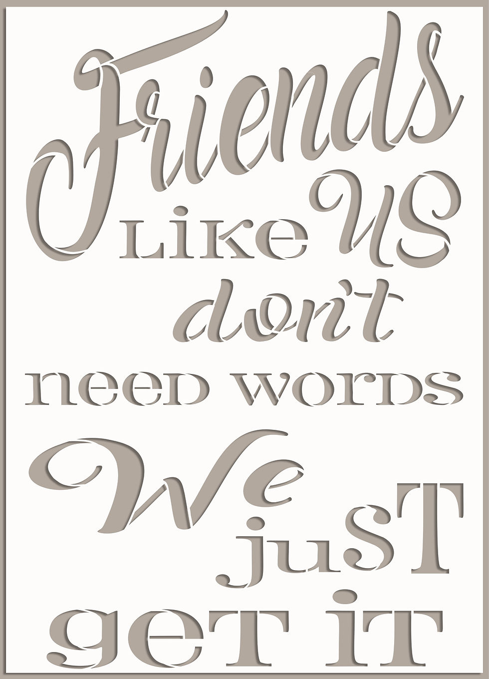 Word, quote wall stencils | ED Laser Studio word-quote-wall-stencils-ed-laser-studio