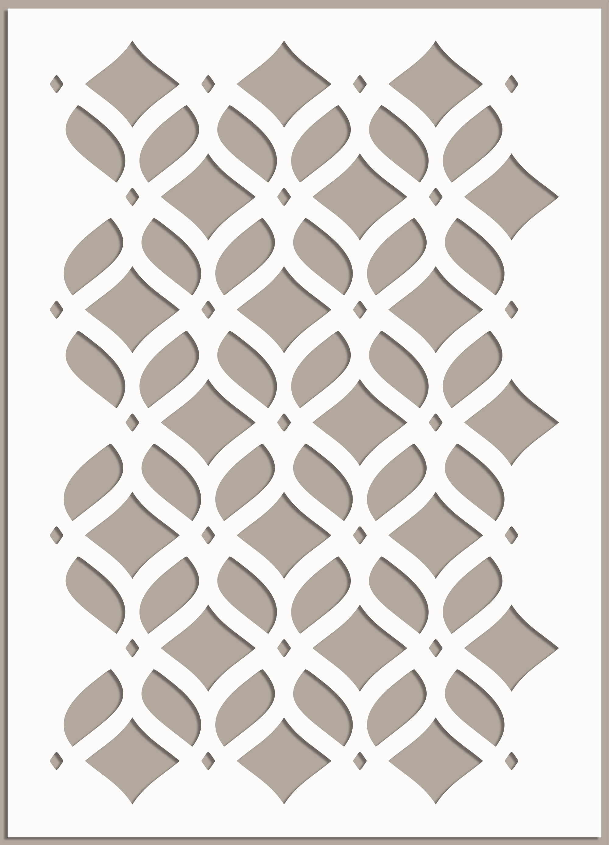 Moroccan Pattern Stencil - Reusable TE414