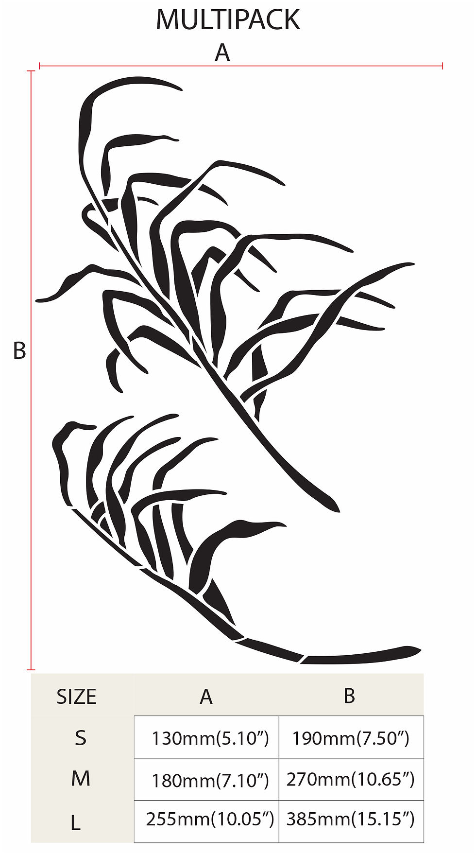 Thumbnail: Foliage Tropical Leaves Stencil FL174