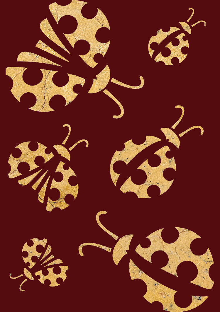 Thumbnail: Ladybug Stencil Garden Decorative AN2
