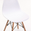 Thumbnail: Emmi Wooden Legs Dining Chair White