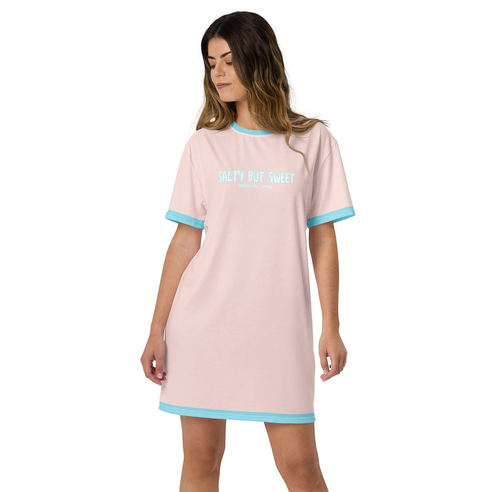Miniatura: Chic Salty Sweet T-Shirt Dress